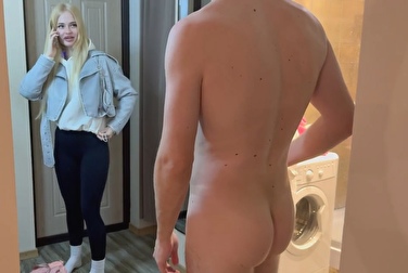 Oh, Entschuldigung, falsche Tür. Oh, dann ficken Sie mich jetzt